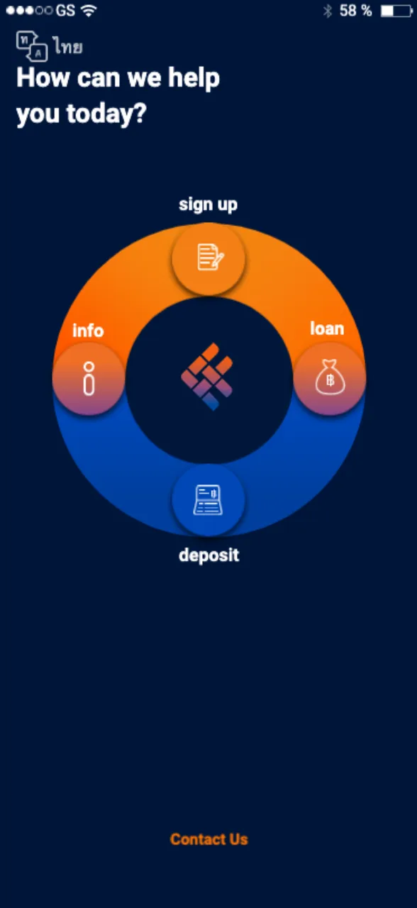 TCRB Mobile Banking on a phone