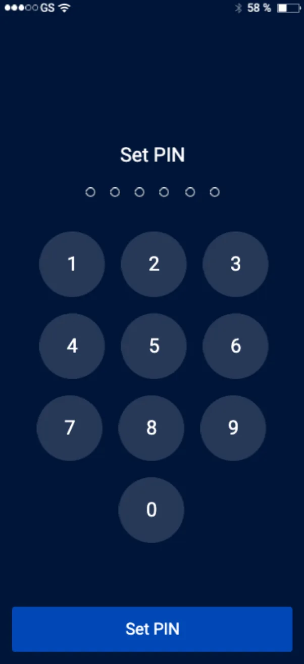 TCRB Mobile Banking on a phone