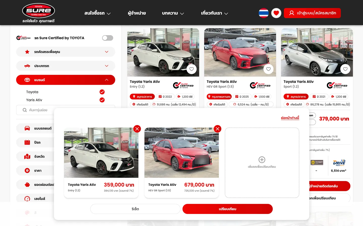 Toyota Sure, Toyota